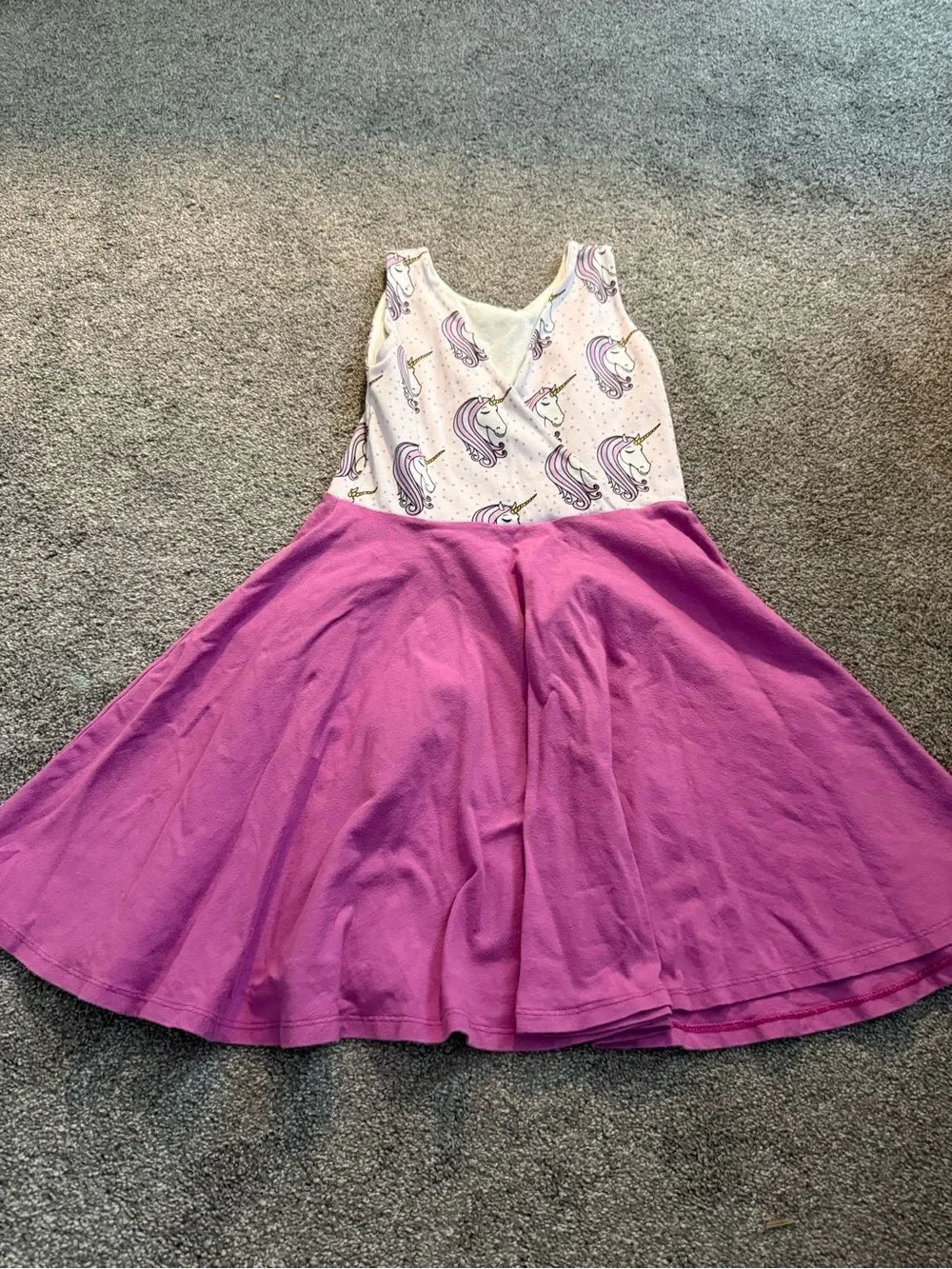 Malia + Kai Unicorn Print Twirl Dress Sz 6